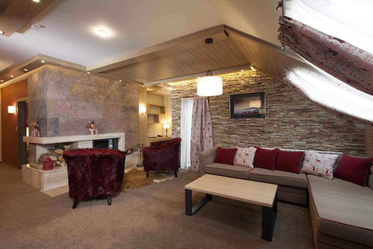 Amira Boutique Hotel Bansko Eksteriør billede Interior of a suite at the hotel