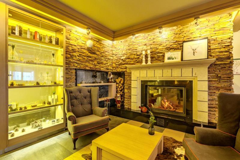 Amira Boutique Hotel Bansko Eksteriør billede A 3D rendering of a living room
